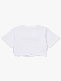 Hyperfied Short Sleeve Logo Sweatshirt, Snow White