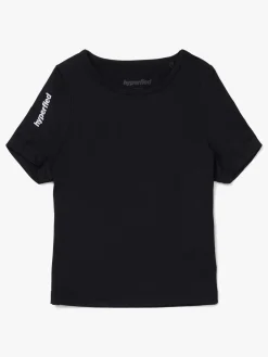 Hyperfied Short Sleeve Logo Top, Anthracite