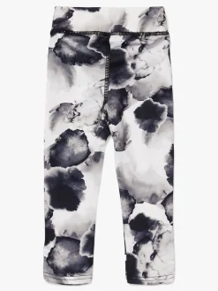Hyperfied Tights, Black/Grey Watercolor