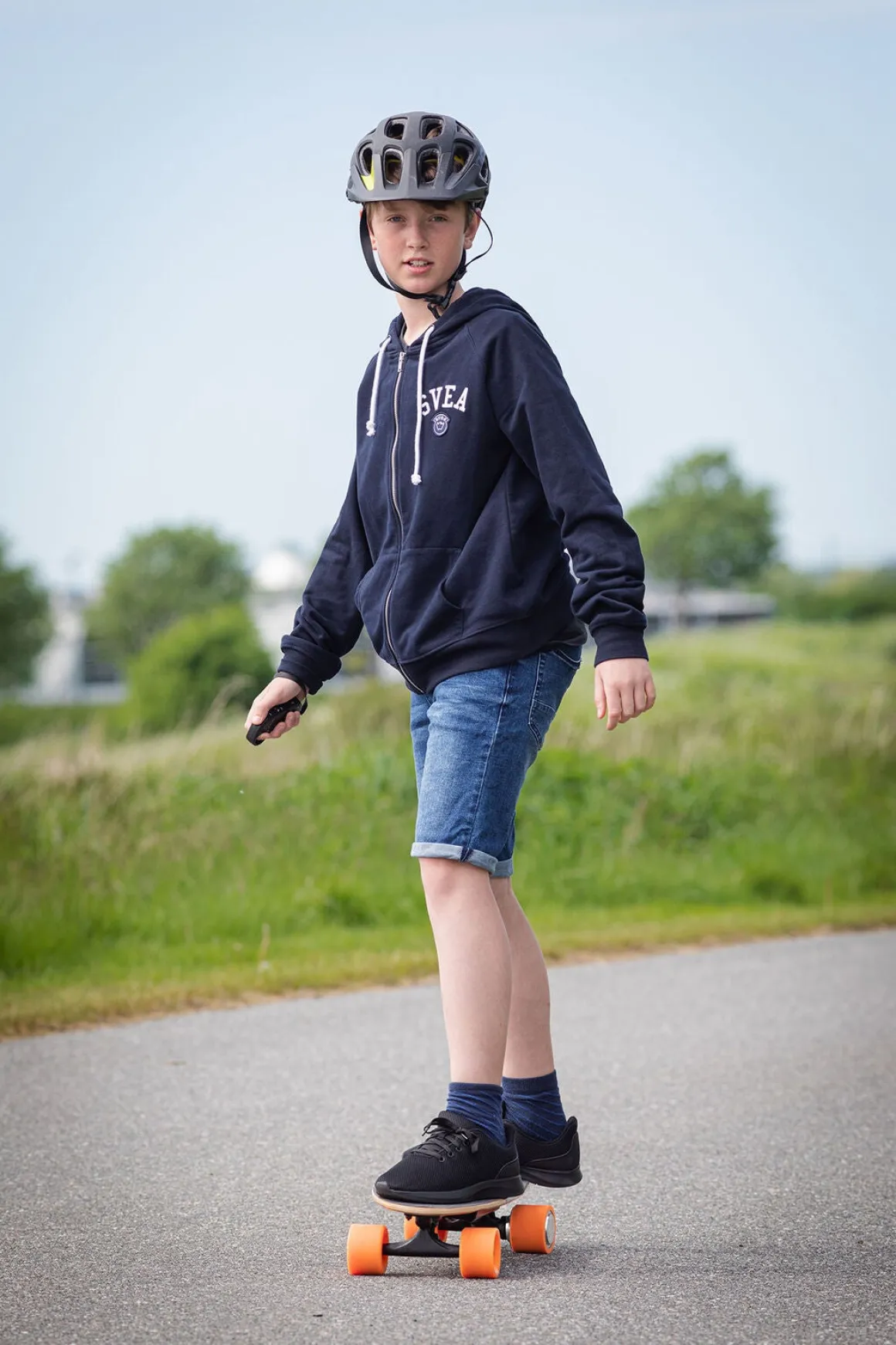 Impulse Elektrisk Skateboard, Sort