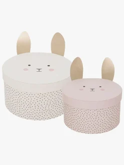 Jabadabado Opbevaringsbokse Kanin, Pink