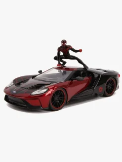 Jada Toys Spider-Man Bil med Figur Miles Morales 2017 Ford GT 1:2