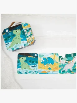 Janod Dinosaur Puslespil med Progressiv Sværhedsgrad 4-i-1 43 Brikker