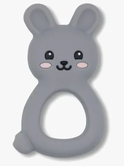 Jellystone Designs Kanin Bidering Silikone, Lysegrå