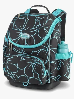 Jeva Hibiscus Rygsæk 18L, Black/Turquise