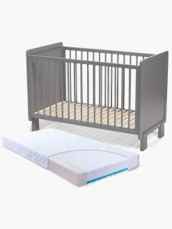 JLY ALMA Heaven Tremmeseng med Babymatex Madras Carpathia 60x120, Grå