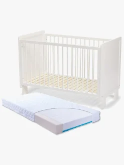 JLY ALMA Heaven Tremmeseng med Babymatex Madras Carpathia 60x120, Hvid