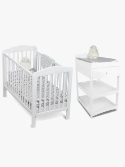 JLY ELLA Dropside Tremmeseng & Dream Lux Puslebord, Hvid