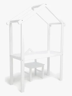 JLY  Huset Skrivebord med Stol, Hvid