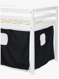 JLY PIRAT Dream Juniorseng m. Sengegardin & Madras 90x190, Hvid