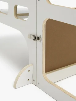 JLY SAGA Læringstårn med Kridttavle, Hvid