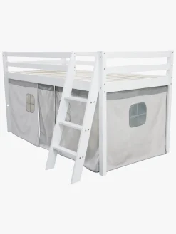 JLY TILDA Juniorseng m. Sengegardin & Madras 90x190, Hvid