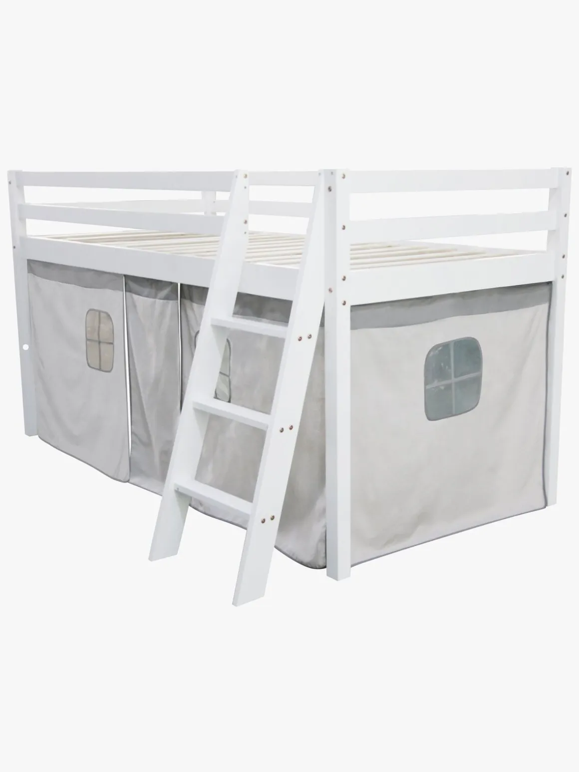 JLY TILDA Juniorseng m. Sengegardin & Madras 90x190, Hvid