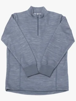 Joha Trøje Halfzip Merinomix, Blå