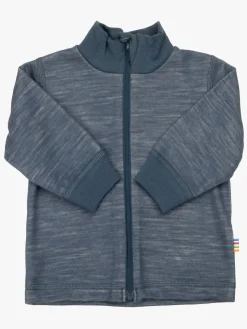 Joha Trøje Zip Merinomix, Dark Denim