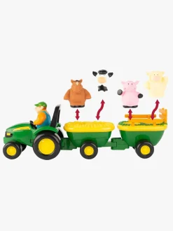 John Deere Dyr Lyde Traktor med Bondegårdsdyr