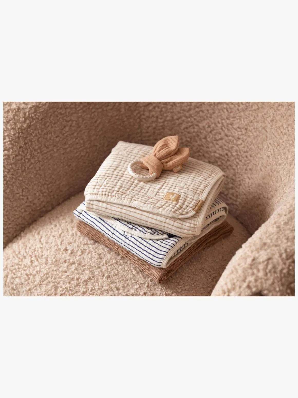 Jollein Bunny Ears Bidering, Moonstone