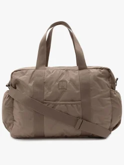 Jollein Embossed Lily Pusletaske, Milky Coffee