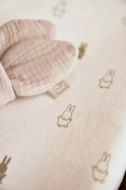 Jollein Happy Miffy Puslepudebetræk 50x70cm, Olive Green