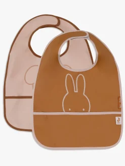 Jollein Miffy Peekaboo Hagesmæk 2-pak, Wild Rose