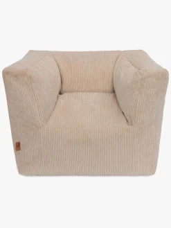 Jollein Sækkestol Kraftig Fløjl, Natural