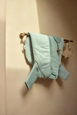 Jollein Sovepose med Aftagelig Ærmer Rundt 90 cm, Rib Sea Green