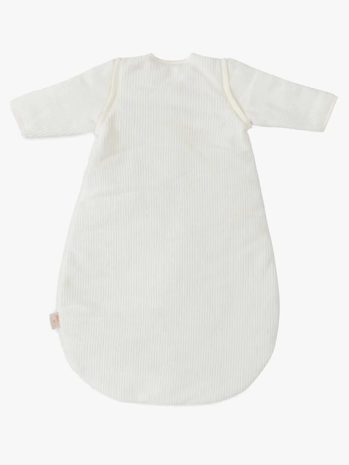 Jollein Sovepose med Aftagelig Ærmer Rundt 90 cm, Rib Ivory