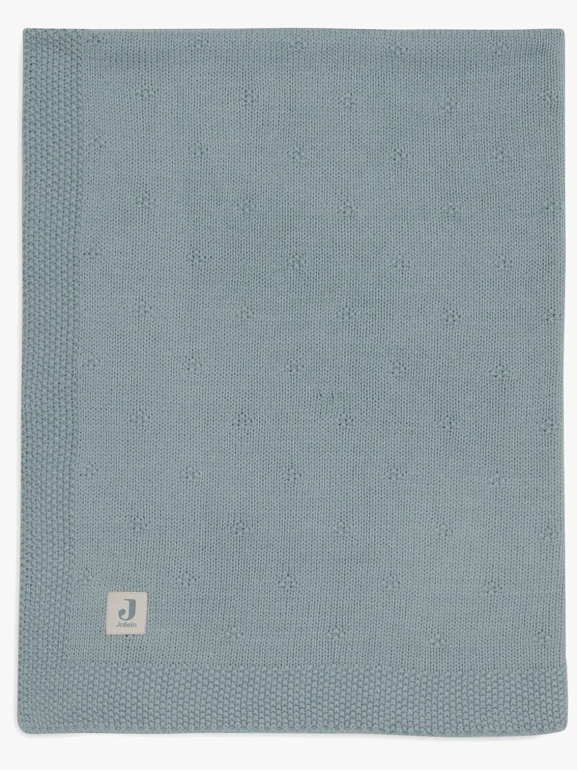 Jollein Strikket Tæppe Cozy, Sea Green