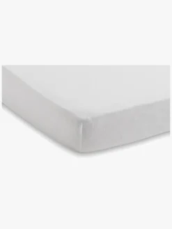 Jollein Stræklagen Bomuldsstretch 60x120, Hvid