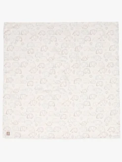 Jollein Tæppe/ Stofble i Musselin 115x115 cm 2-pak, Elephant Tales