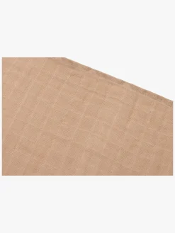 Jollein Tæppe/ Stofble i Musselin 4-pak, Biscuit/Ivory