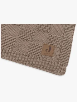 Jollein Tæppe 75x100 cm Box Knit, Milky Coffee
