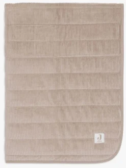 Jollein Tæppe 75x100 cm Velvet Rib, Milky Coffee