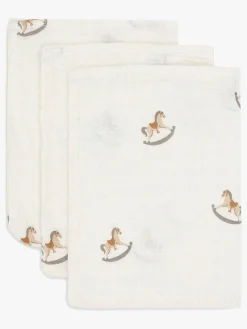 Jollein Vaskehandske Musselin 3-pak, Nostalgic Ride