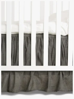 Jollyroom By Borganäs Formsyet Sengetæppe m. Flæser, Grå