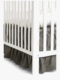 Jollyroom By Borganäs Formsyet Sengetæppe m. Flæser, Grå