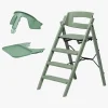 KAOS Klapp Højstol Recycled inkl. Beskyttelsesbøjle & Bakke, Mineral Green/Mineral Green