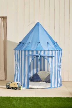 Kids Concept Stribet Legetelt, Blå