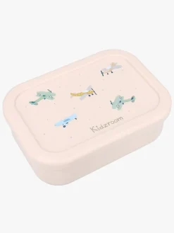 Kidzroom Silikone Madkasse Small Talk, Beige