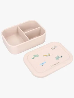 Kidzroom Silikone Madkasse Small Talk, Beige