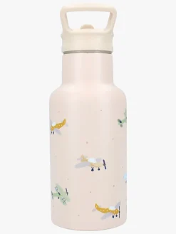 Kidzroom Stainless Steel Drikkedunk 350 ml Small Talk, Beige