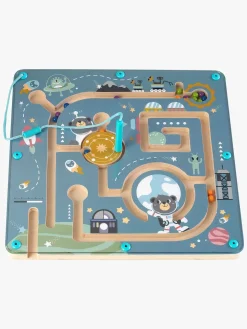 Kinder and Kids Labyrint med Magnetisk Pen & Kugler Det Ydre Rum