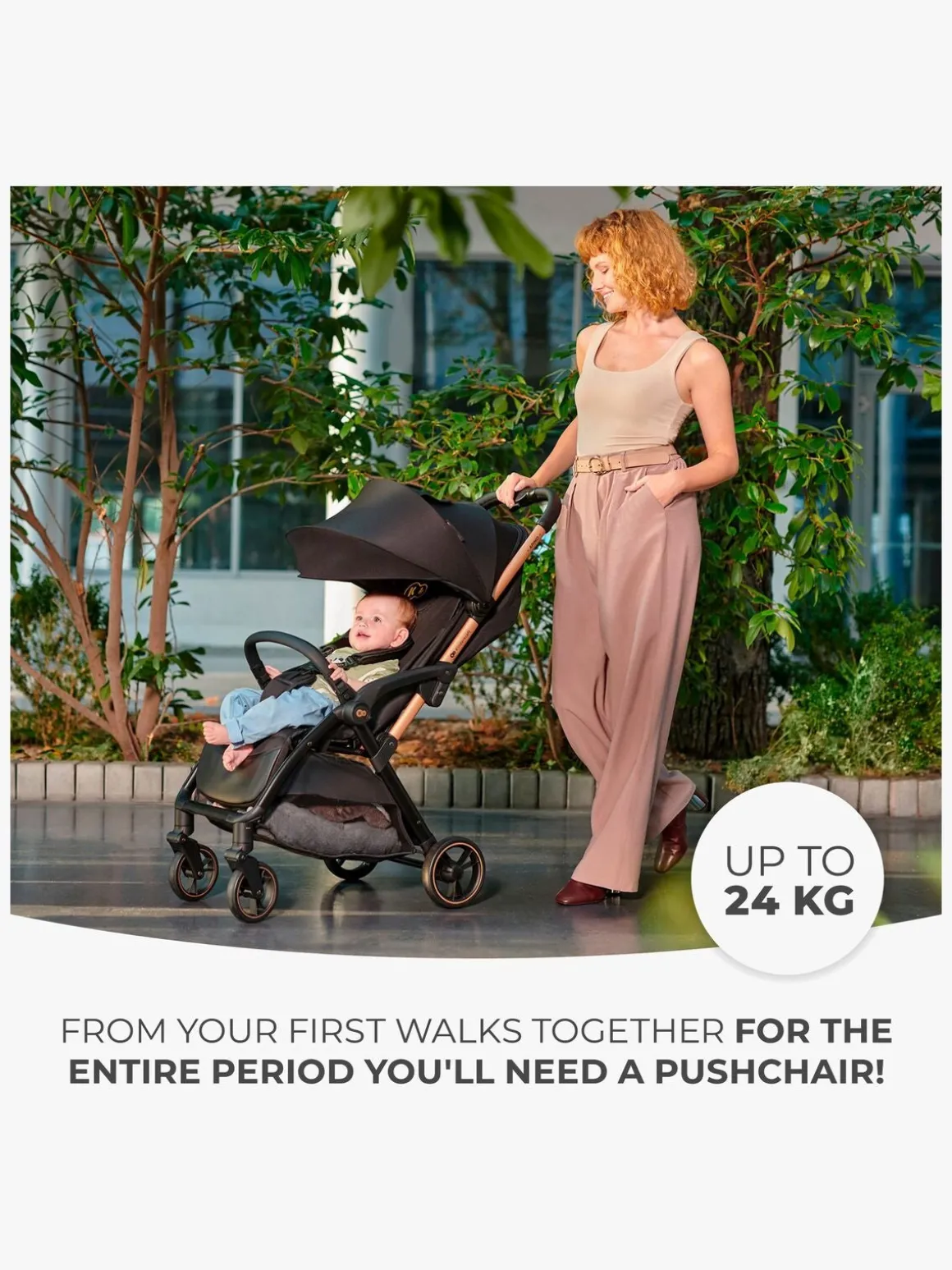 Kinderkraft APINO Klapvogn, Dune Beige