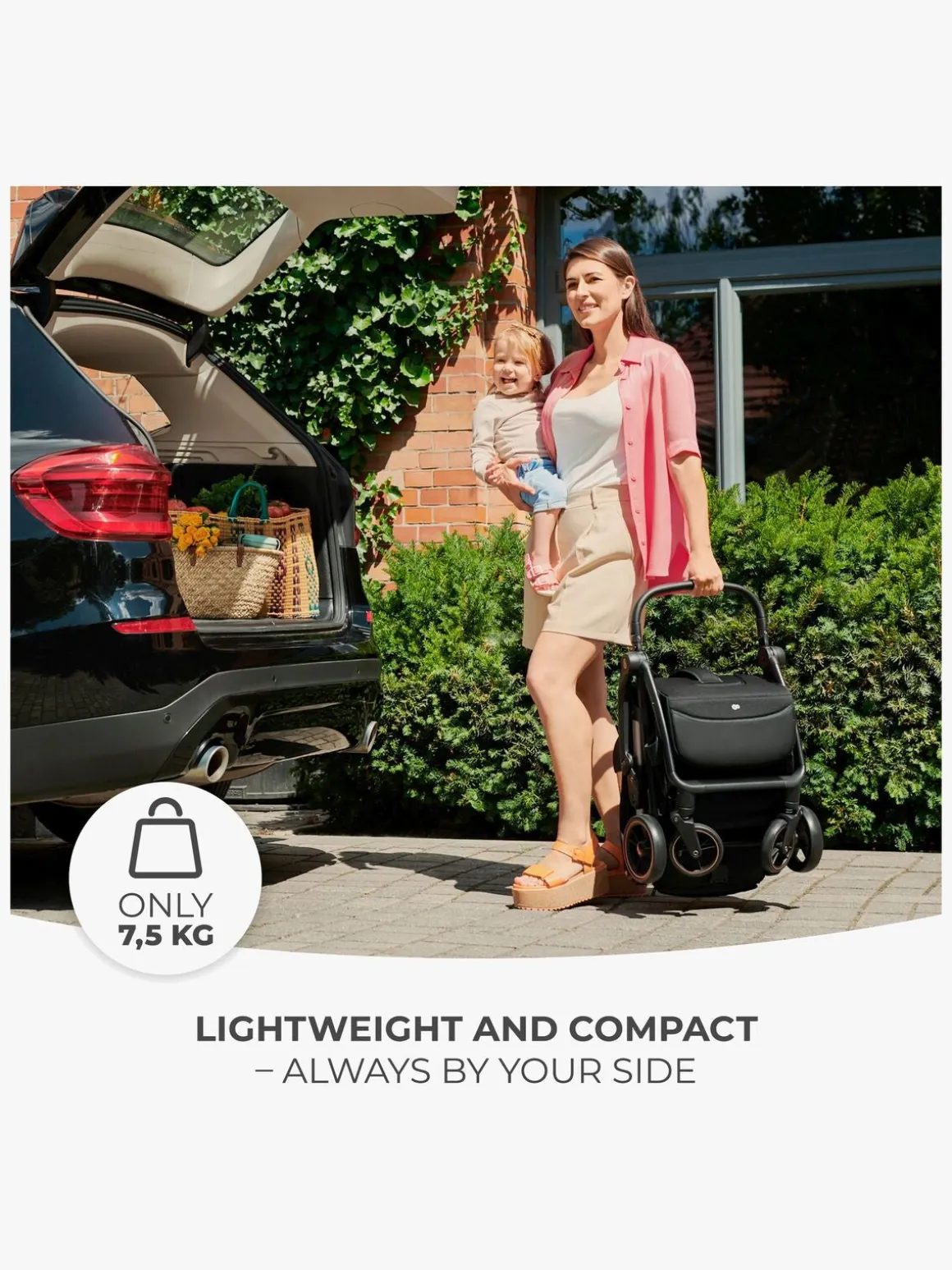 Kinderkraft APINO Klapvogn, Dune Beige