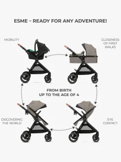 Kinderkraft ESME 2-in-1 Duovogn, Sand Beige