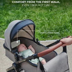 Kinderkraft ESME 2-in-1 Duovogn, Pure Black