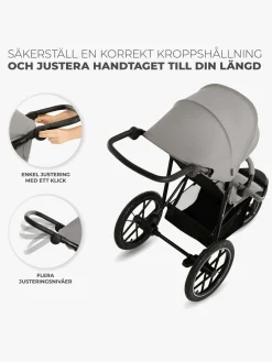 Kinderkraft HELSI 2 Terrænvogn, Grey