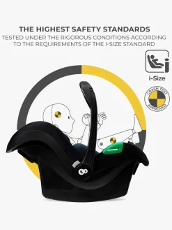 Kinderkraft 3-i-1 NEWLY Kombivogn Travelsystem, Classic Black