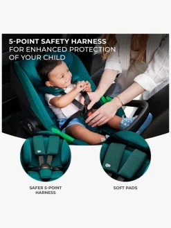 Kinderkraft I-CARE i-Size Autostol Baby, Cool Grey