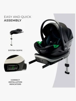 Kinderkraft I-CARE i-Size Autostol Baby, Graphite Black